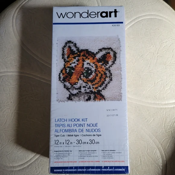 Latch Hook Kit Tiger - Picture 1 of 2